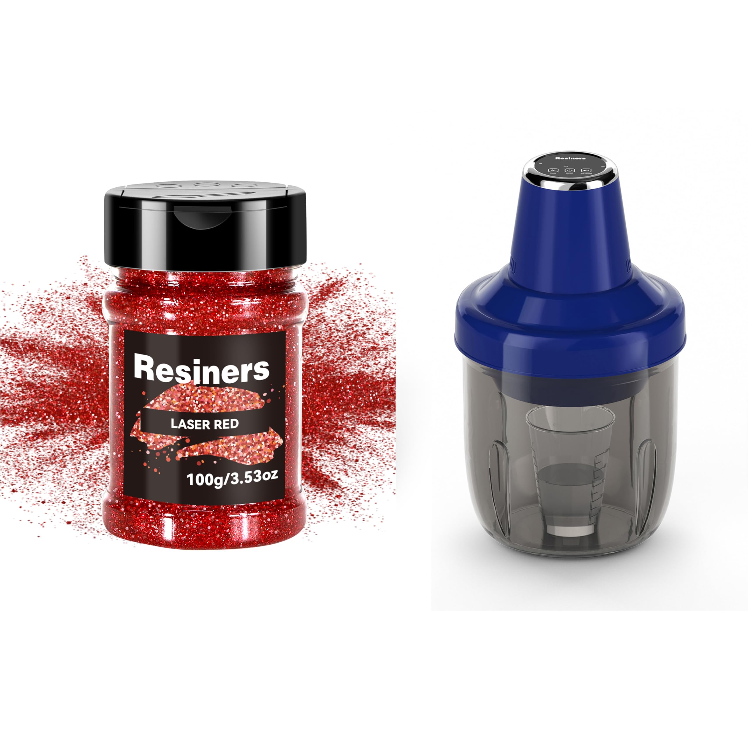 Resiners Resin Bubble Remover, Quickly Remove 99% Bubble Within 9 Mins,  Vacuum Degassing Chamber, Compact Size Epoxy Resin Airless Machine for Arts